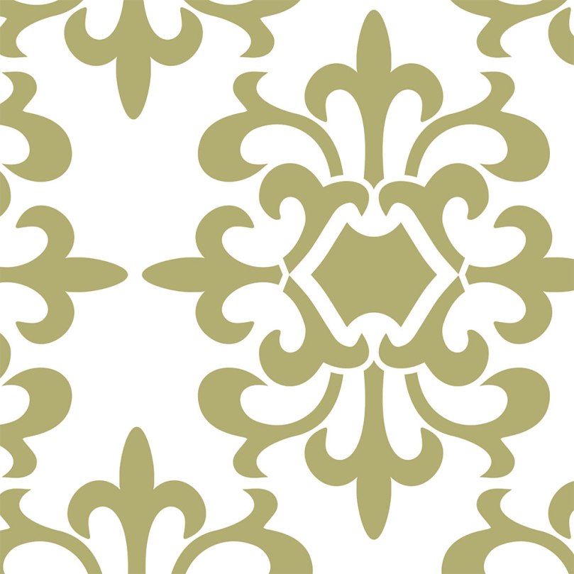Parisian Medallion Stencil Pattern by SOLM Designs